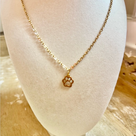 Stainless Steel 18k Gold 18” Necklace - Picture 2 of 2